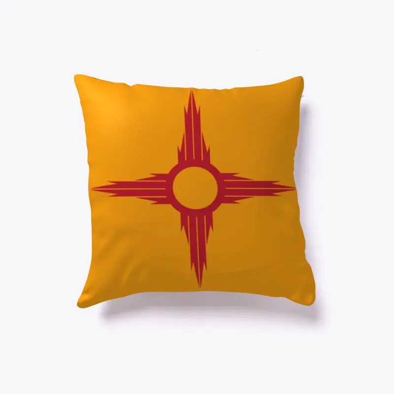 Spiked Zia Symbol Print